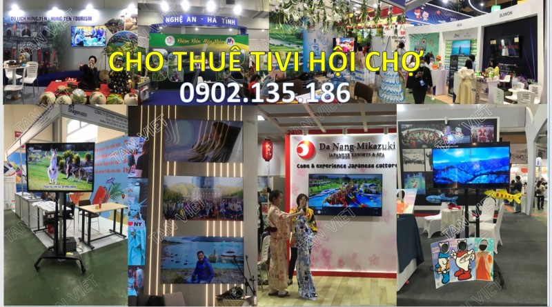 Cho thue Tivi hoi cho VITM 2024