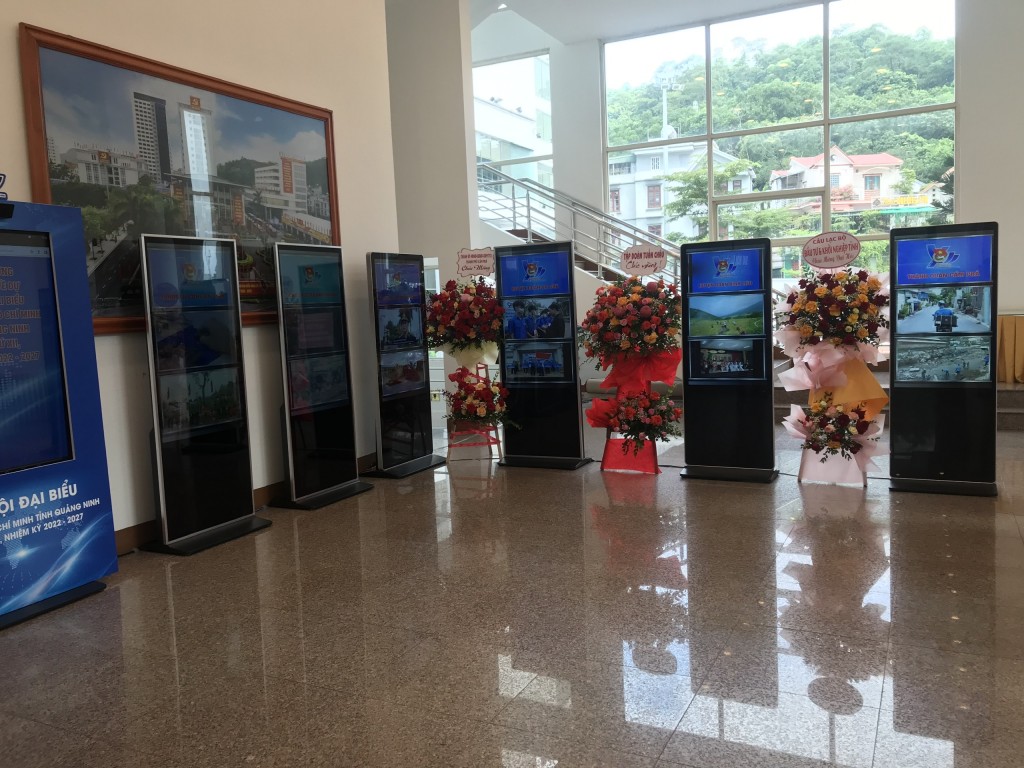 Cho thuê Standee điện tử tại Đại hội đoàn tỉnh Quảng Ninh năm 2022