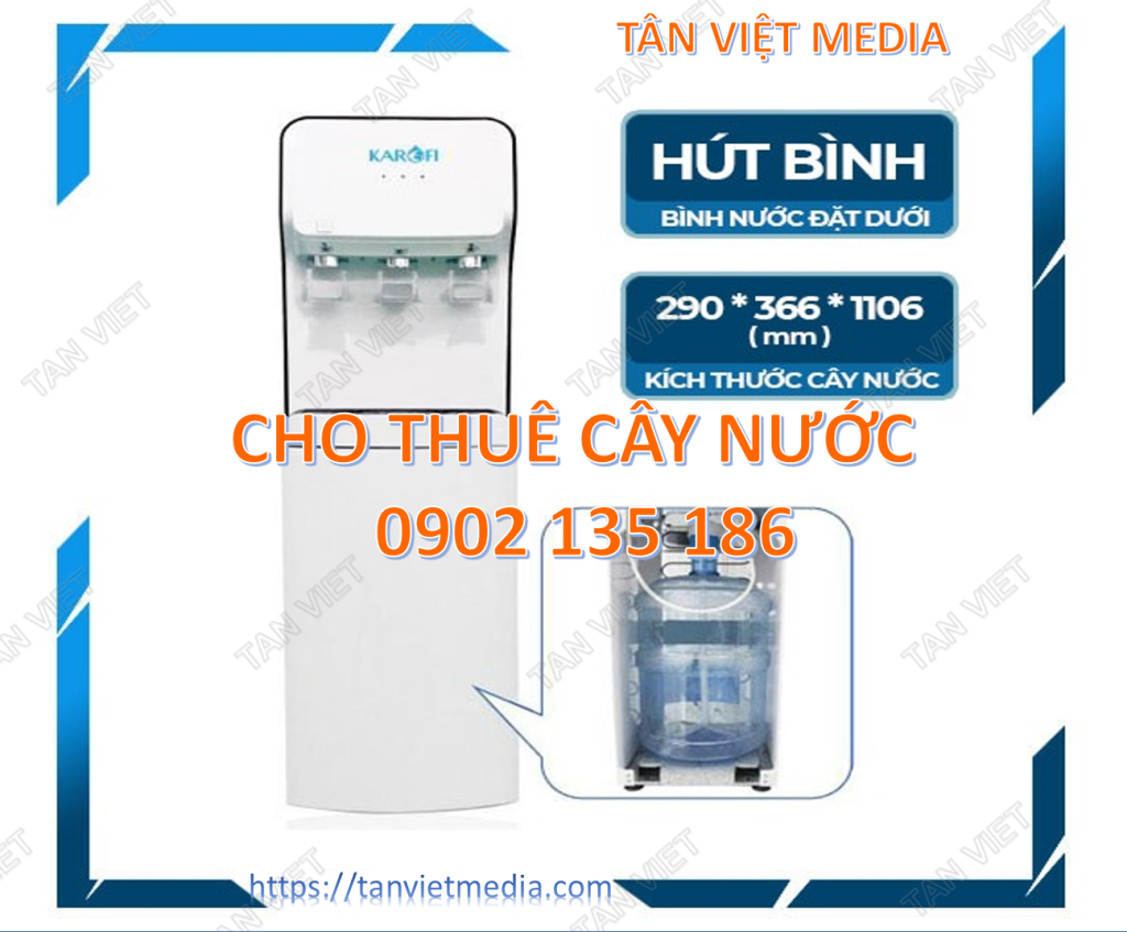 Cho thuê cây nước nóng lạnh No1