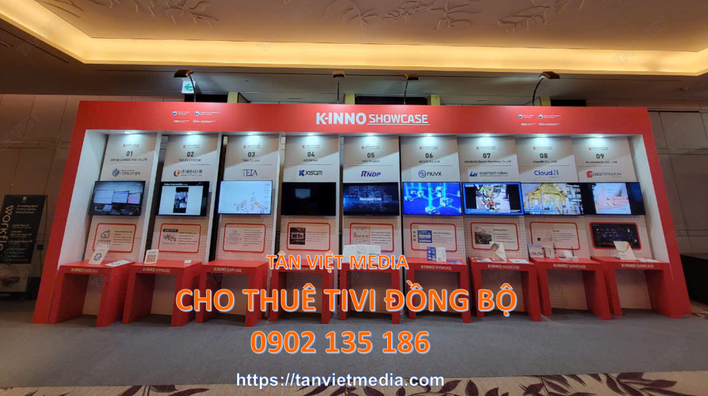 Cho thuê Tivi 43 inch đẹp đồng bộ tại Lotte 