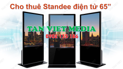 Cho thuê standee điện tử 65 inch không cảm ứng chất lượng, giá rẻ