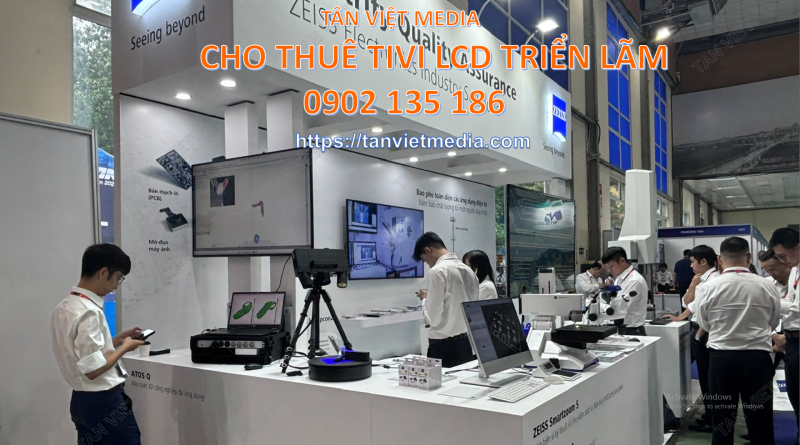 Cho thuê tivi lcd tại triển lãm NEPCON 2024 chất lượng tốt, giá rẻ