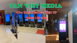 Tân Việt media cung cấp dịch vụ cho thuê standee điện tử 43", 50", 55" đẹp đồng bộ tại Hạ Long tháng 10.2024