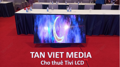 Cho thuê Tivi nhắc lời 65 inch phục vụ sự kiện tại NCC ngày 02.12.24