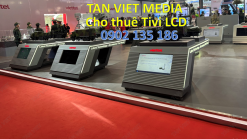 Cho thuê Tivi LCD tại gian hàng Vietel - Triển lãm Quốc phòng 2024