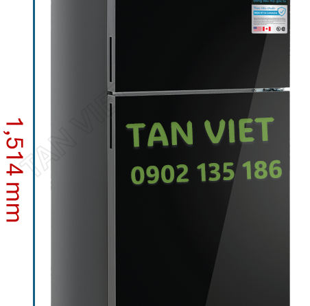 Kích thước tủ lạnh 286 lít Tân Việt