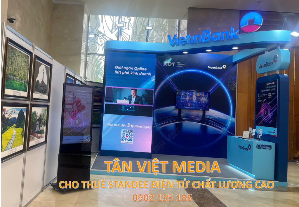 Cho thuê standee điện tử tại gian hàng Vietinbank lắp tại văn phòng chính phủ 29.5.2025_02
