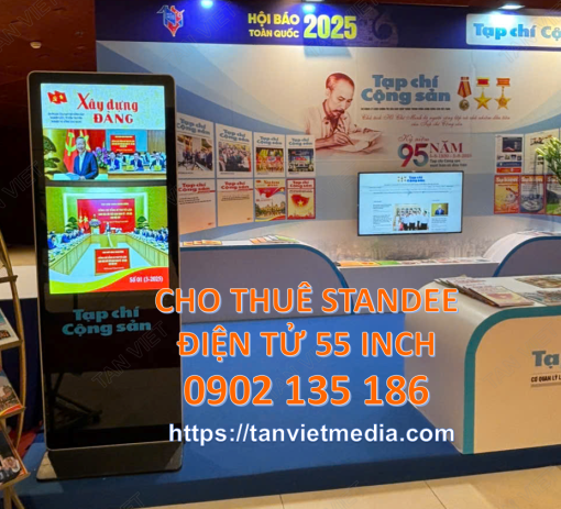 Công ty cho thuê standee điện tử 55 inch uy tín - chất lượng - giá rẻ nhất Hà Nội