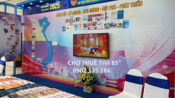 Dịch vụ cho thuê tivi 85 inch tại hội báo toàn quốc năm 2025