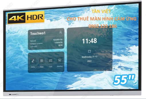 Dịch vụ cho thuê tivi cảm ứng 55 inch all in one sang trọng, hiện đại, cấu hinh cao, giá rẻ