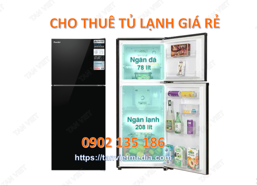 Dịch vụ cho thuê tủ lạnh chính hãng, chất lượng, phục vụ gian hàng hội chợ, triển lãm, giá rẻ