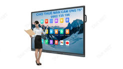Dịch vụ cho thuê màn hình cảm ứng 75 inch đời mới, cấu hình cao, giá rẻ.